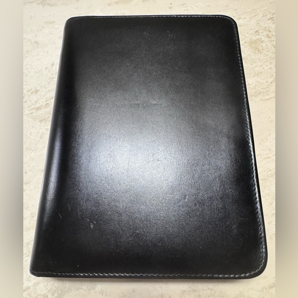 Franklin Covey Napa Leather Zipper Binder Classic size with accessories